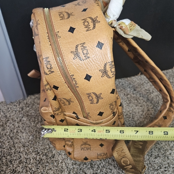 MCM Backpack With Scarf AUTHENTIC - Picture 5 of 16